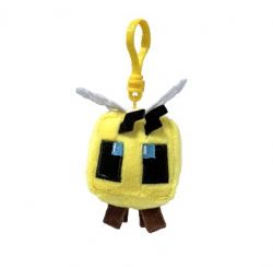 TY MINECRAFT FLOPPY - BEE ABEILLE JAUNE PORTE-CLÉS 5
